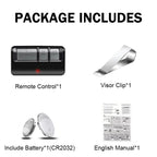 Télécommande de porte de garage haut de gamme 5 pièces pour Liftmaster/Chamberlain/Craftsman 893LM 893Max - Fonctionnement fluide et compatibilité garantie