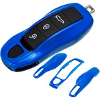 Porsche Key Shell Replacement 3-Piece Painted Key Fob Cover Shell