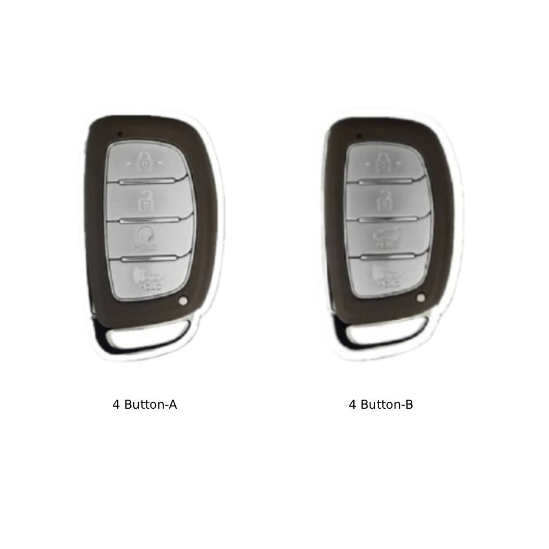 Hyundai Autoschlüsselhülle aus Leder mit 4 Tasten