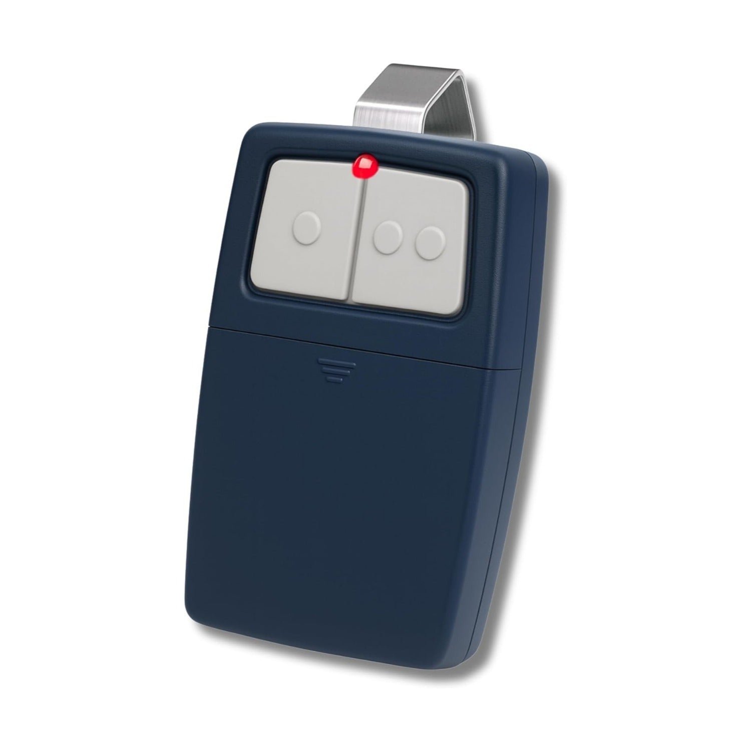 Carsine Universal Garage Remotes for LiftMaster, Chamberlain, Genie, Linear | Replaces Clicker KLIK1U, 375UT, 375LM | Operates 2 Doors or Gates, Dip Switch & Learn Button Ready Blue / 1 PCS