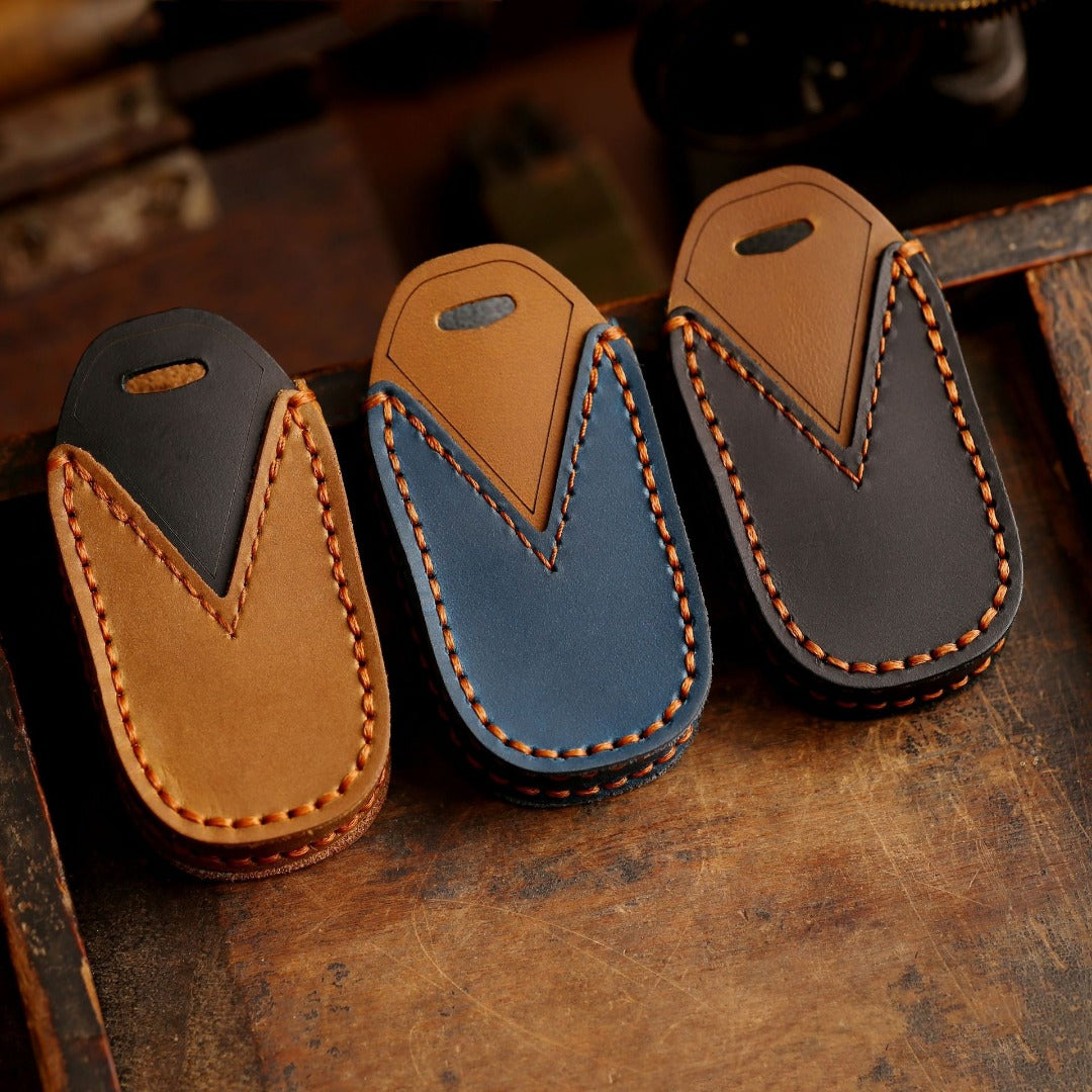 Buick GL8 GL6 Leder-Autoschlüsselhülle mit 4, 5 oder 6 Tasten