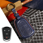 Cadillac Leather Key Cover - Premium Protector for All Models