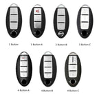 Nissan X-Trail Qashqai Tiida Teana Sylphy Leather Car Key Cover 2,3,4 Button