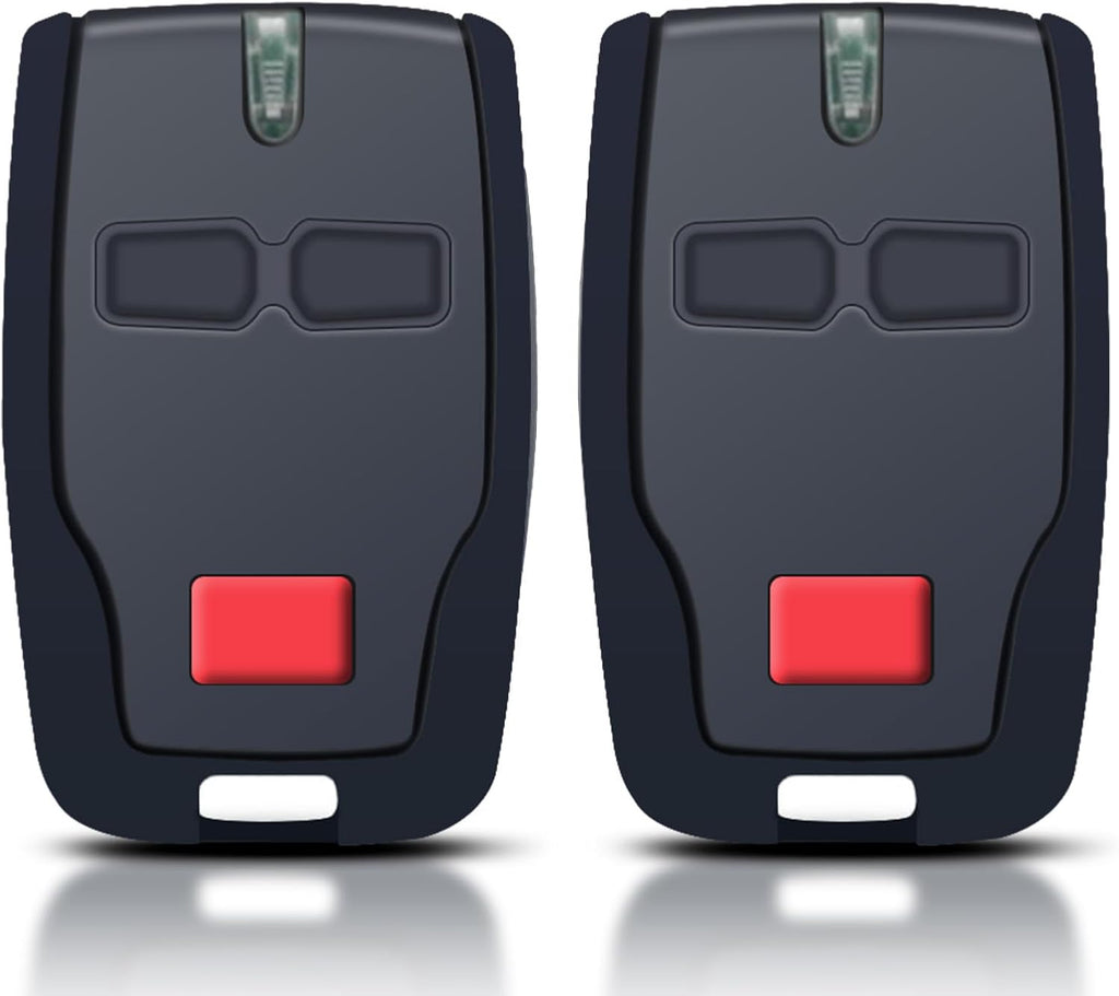 3 PCS BFT Mitto B2 Garage Remote - 433.92MHz 2-Channel Fob for Electric Gates
