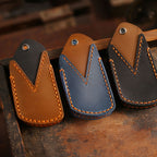 Volkswagen Golf 8 Touron ID6X ID4X ID6 Autoschlüsselhülle aus Leder mit 3,5 Tasten