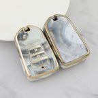 Étui pour clé de voiture Isuzu en or incrusté de jade