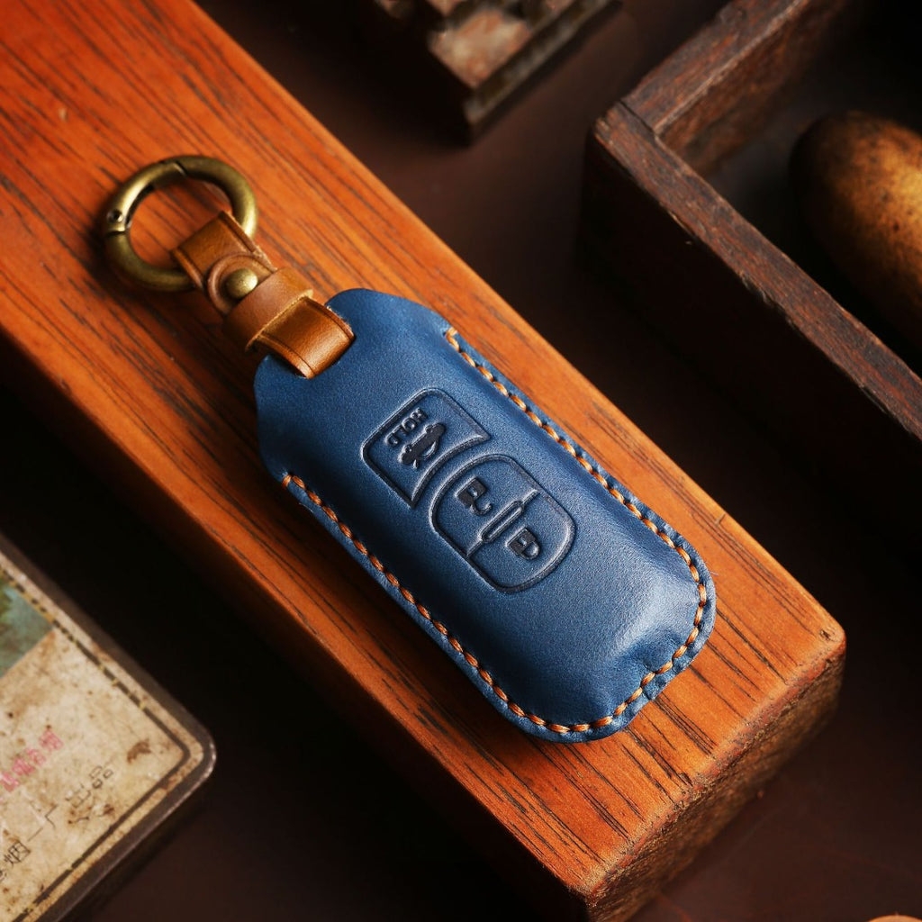 Mazda Angkesaila CX4 CX5 CX8 CX9 CX30 Atez Leder-Autoschlüsselhülle mit 2 und 3 Tasten