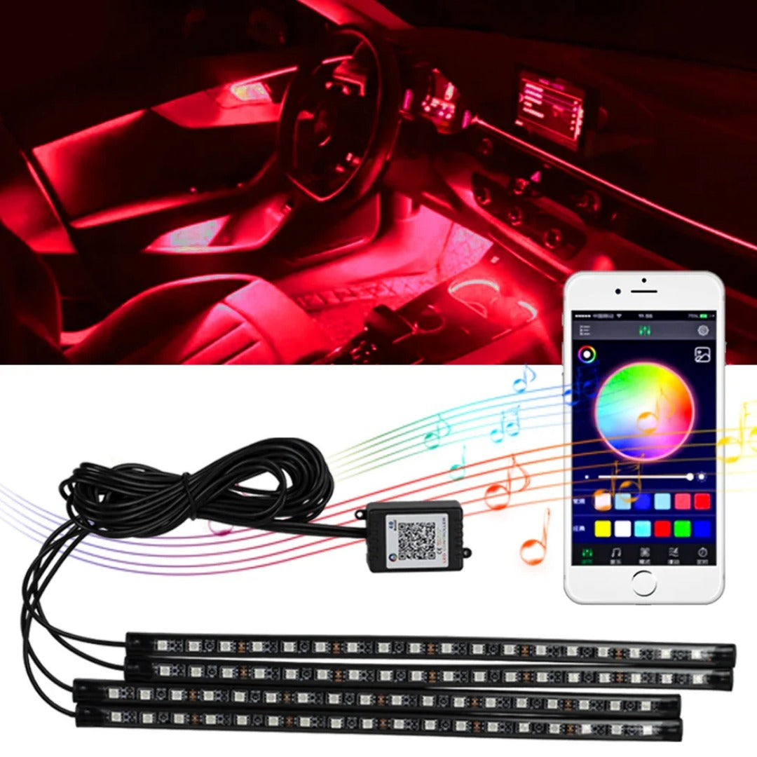 Neon Led Strip Car Interior Ambient Lights