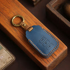 Toyota Yaris Vios Leder-Autoschlüsselhülle mit 2 oder 3 Tasten