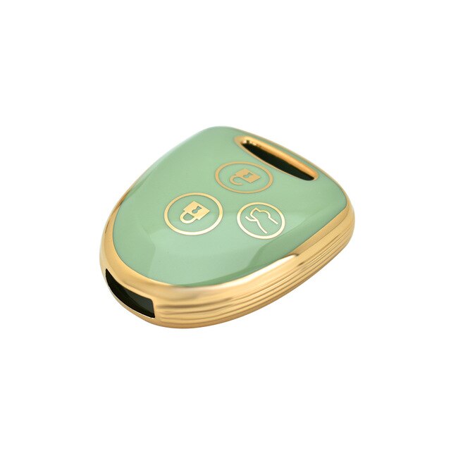 Carsine Toyota Car Key Case Golden Edge Green / Key case