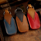 Carsine Mercedes Benz Leather Car Key Cover 3,4 Button Black / 3 Button