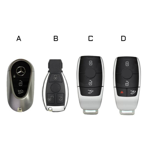 Carsine Luxury Mercedes-Benz/Maybach Leather Key Cover | Premium Protection for All Models Brown / B