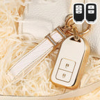 Honda Acura Car Key Case Golden Edge