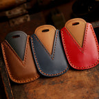 Étui de clé de voiture en cuir 3 boutons pour Kia K3 K4 K5 KX3 KX5