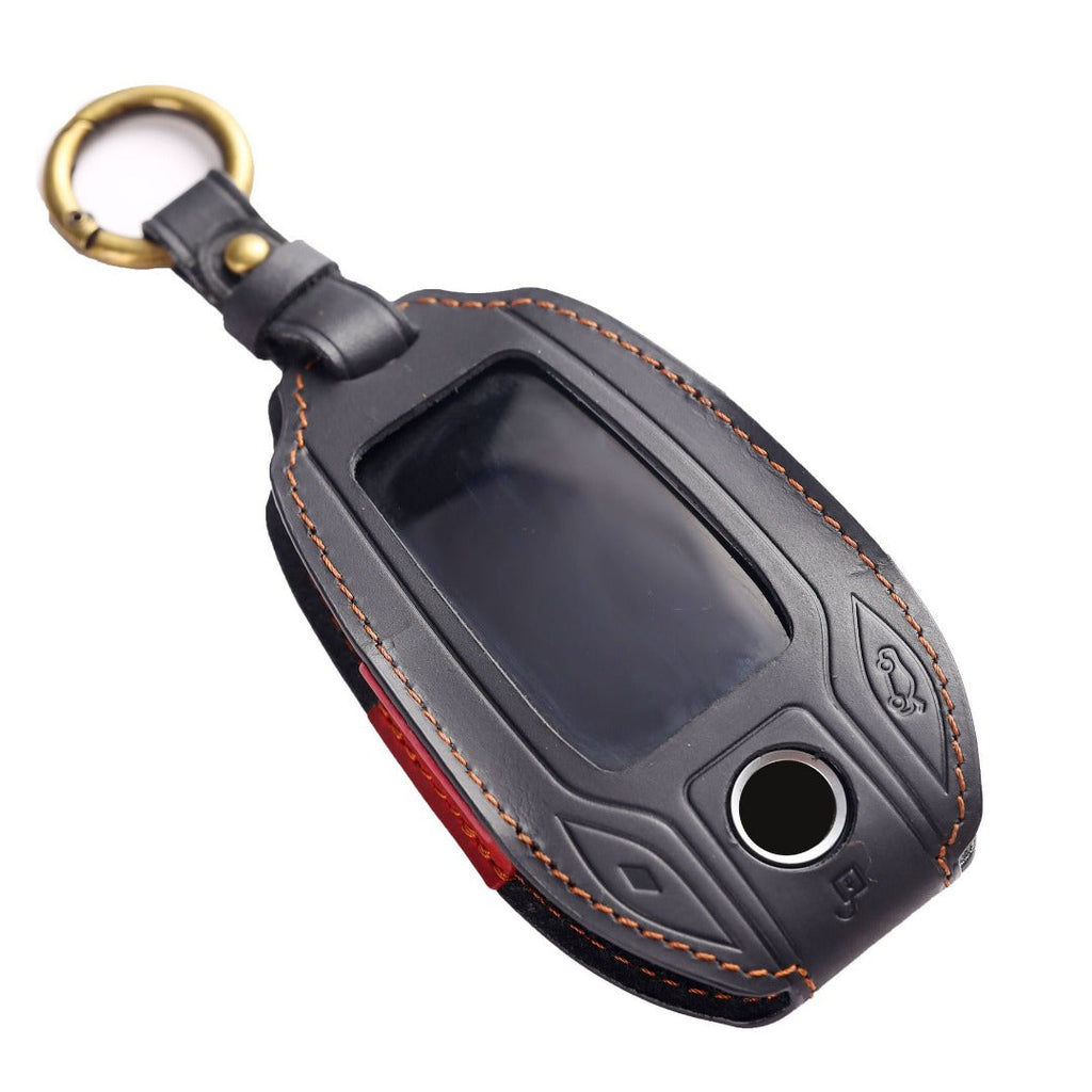 BMW Leather Car Key Cover - Genuine Leather, Premium Fit for All BMW Models