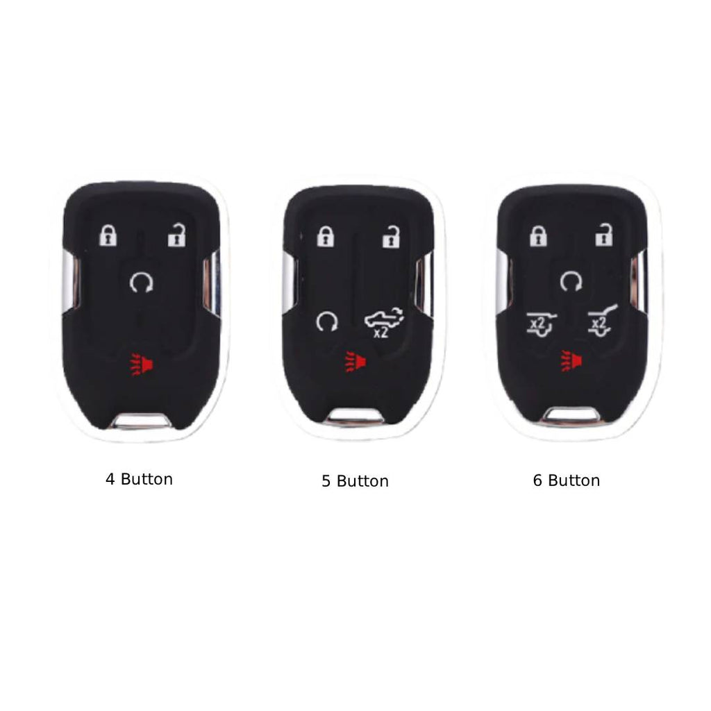 GMC Chevrolet Leather Car Key Cover 4,5,6 Button