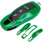 Porsche Key Shell Replacement 3-Piece Painted Key Fob Cover Shell