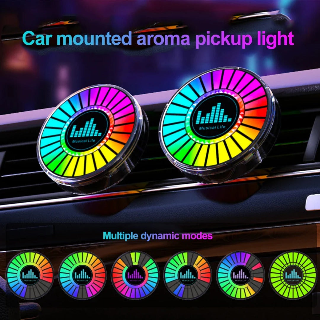 Car RGB Voice-controlled Music Atmosphere Light