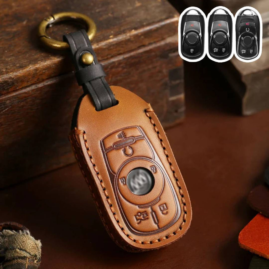 Buick Envision GL8 Regal LaCrosse Leather Car Key Cover 4,5,6 Button