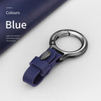 Porte-clés en cuir de vachette pleine fleur et alliage de zinc